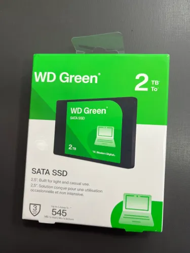 Ssd Wd Green 2tb Sata 3 2.5 7mm Leitura 545mb/s Wds200t5g0a Verde Verde