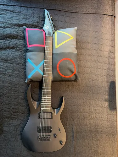 Guitarra S by Solar 7 cordas (AB4.7C) com captadores Duncan Solar 
