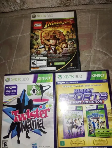 3 jogos Xbox mais vendo unidade tmb