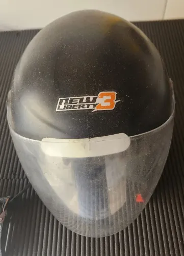 Capacete Aberto Pro Tork New Liberty 3 - Preto Fosco (Bom Estado)