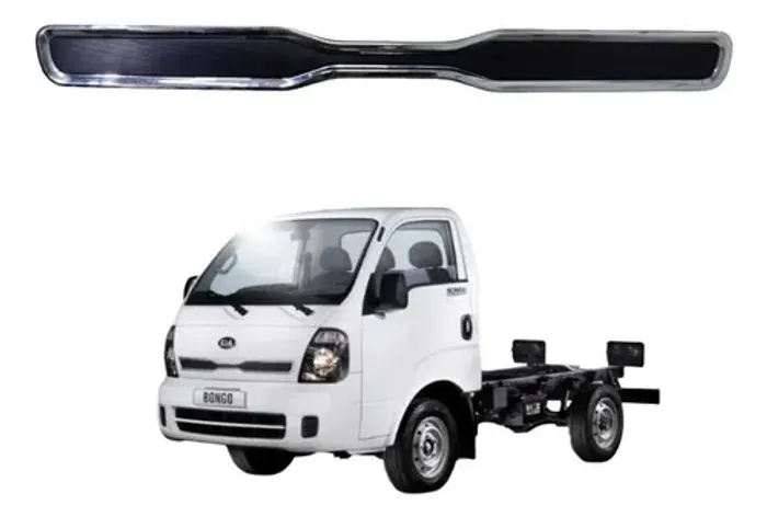 Grade Aplique Capô Kia Bongo 2013 2014 2015 2016 A 2023 Preto Fosco