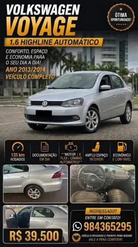 Volkswagen Voyage I Motion Comf/hghli.1.6 T.flex 8V 2014
