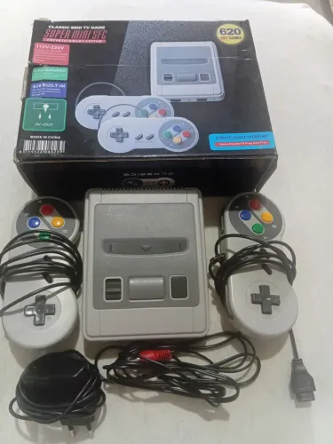 Vendo<br>Vídeo game retrô super mini sec, com 620 jogos de 8 bits embutidos