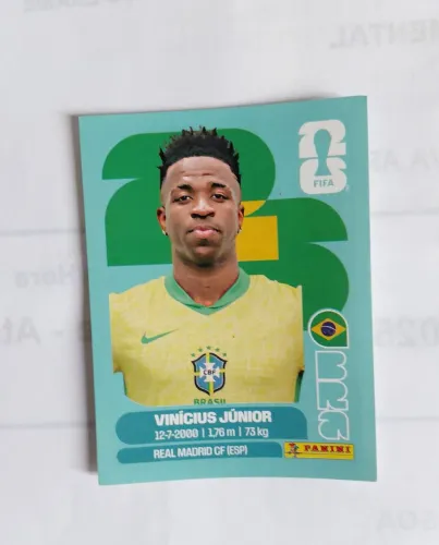 Figurinha Vinicius Jr Copa do Mundo 2026