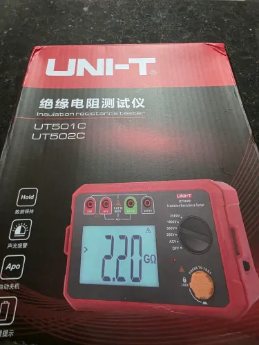 Megometro UNI-T - 1.000 volts - Novo
