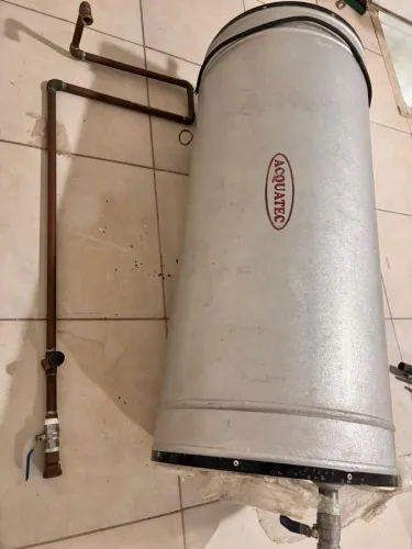 Boiller 200 lts aço inox alta pressão horizontal
