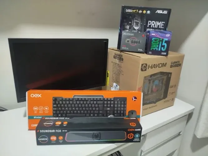 PC Completo i5 9ª Geração | 16GB RAM | SSD NVMe | Monitor Samsung + Periféricos
