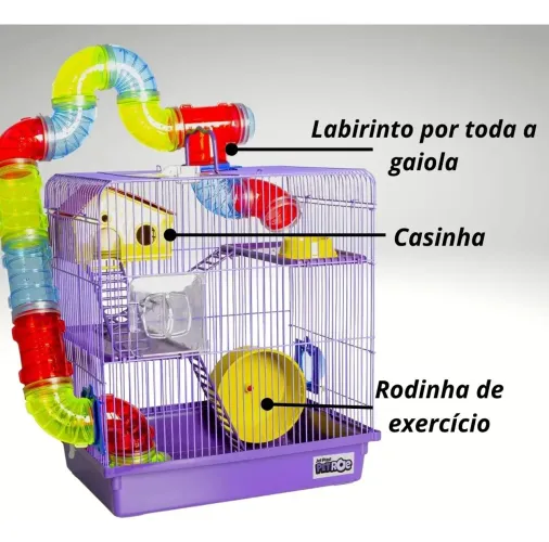 Gaiola para Hamster