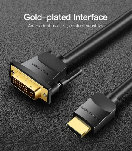 Cabo Hdmi X Dvi D Blindado Pc,Notebook ,Monitor 1metro