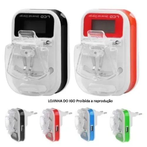 CARREGADOR UNIVERSAL DE BATERIA