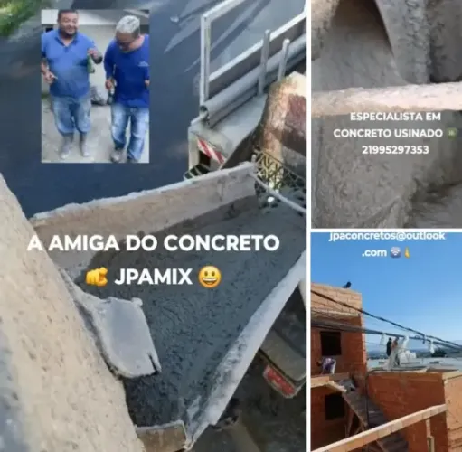 CONCRETO USINADO, BOMBEADO,JPAMIX