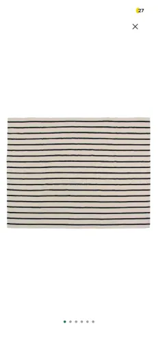 Tapete Murles Tok&Stok 2X2,5M 100% Algodão