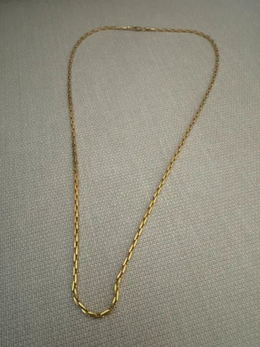 Cordão ouro (prata banhada)