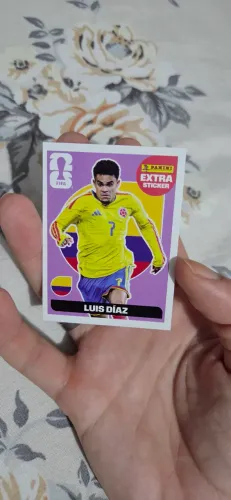 Figurinha Extra Sticker Copa do mundo 2026 - Luis Díaz