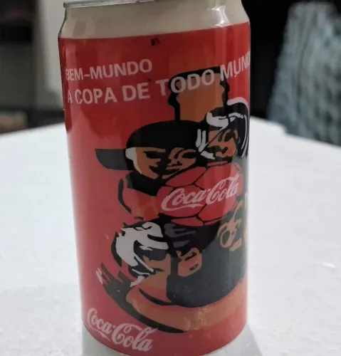 Power Bank Coca-Cola Copa do Mundo FIFA Brasil 2014 - 9.600 mAh - Formato Lata