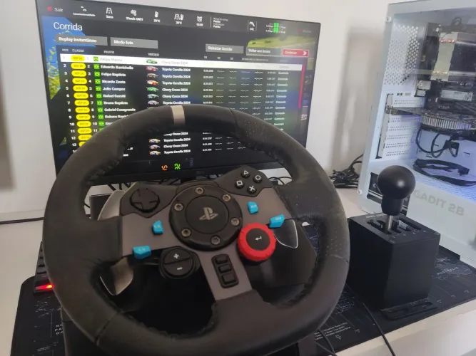 Volante Logitech G29 + Câmbio