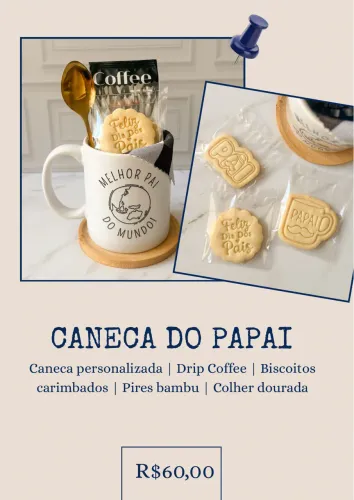 PRESENTE DIA DOS PAIS - PRESENTE NA CANECA
