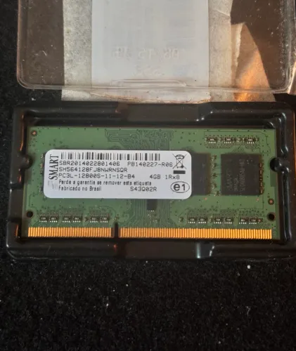 Memória RAM para Notebook 4GB DDR3L 1600MHz SMART PC3L-12800S