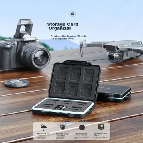 Estojo De Armazenamento De Cartão De Memória Sd Tf Card/drive Storage