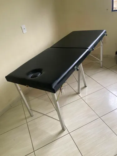 Maca retrátil com trava de segurança e rodinhas