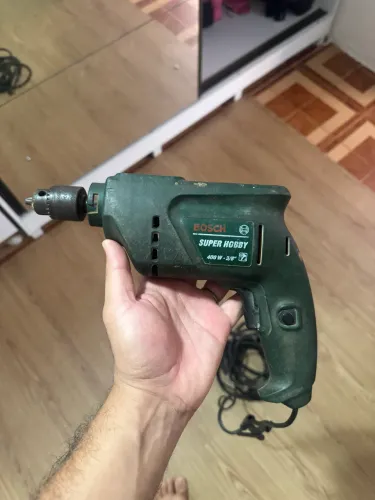 Furadeira Bosch Super Hobby 400W (Usada)