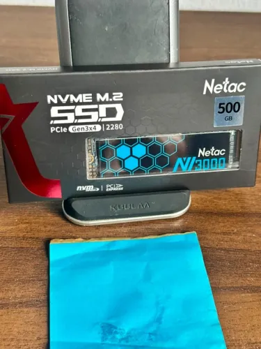 SSD NVME 500GB NETAC LACRADO ! NOVO ! M2 2280 pcie 3.0x4