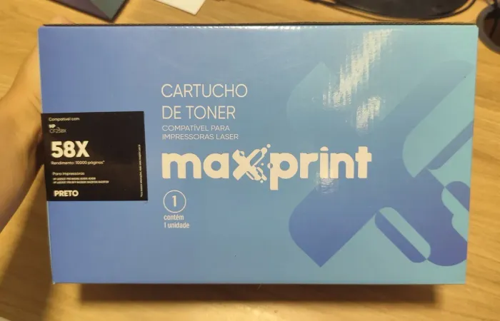 Cartucho de Toner Maxprint 58X (Compatível HP CF258X) - Novo / Na Caixa