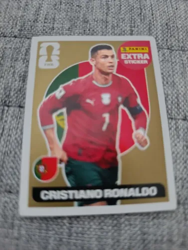 Figurinha dourada Cristiano Ronaldo copa 2026