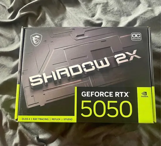 Placa de Vídeo MSI Nvidia RTX 5050 Ventus 2X OC 8GB GDDR6 Nova lacrada com NF e garantia