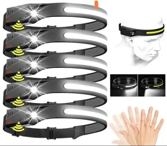 Lanterna De Cabeça Led Super Forte Resistente Água