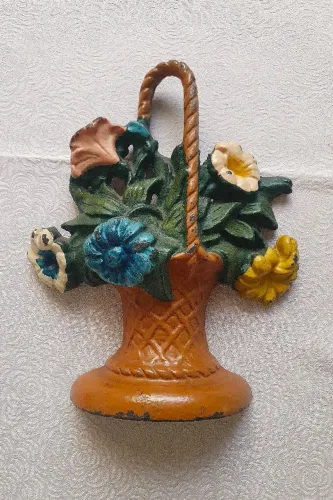 Calço De Portas Hubley Floral Vintage