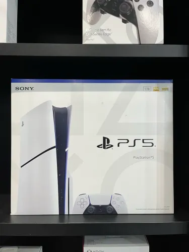 CONSOLE PLAYSTATION 5 SLIM MIDIA FISICA 1TB NOVO