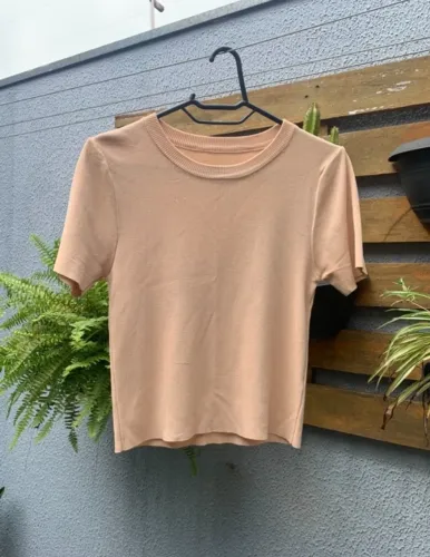 Blusa tricô nude