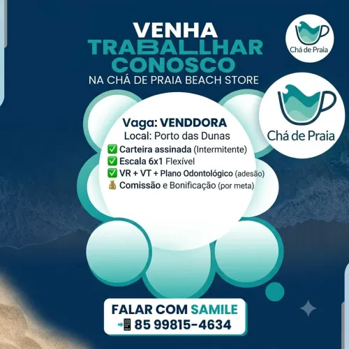 Vaga vendedora