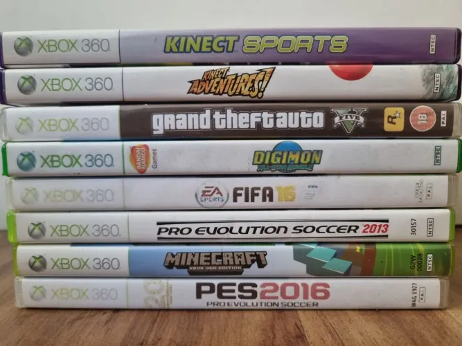 Jogos XBOX 360 (GTA V, minecraft, jogos de Kinect...)