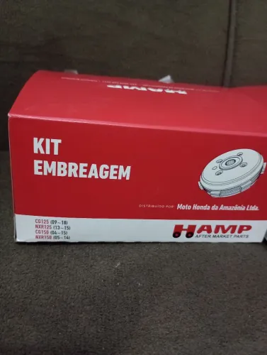 KIT EMBREAGEM ORIGINAL HONDA NA CAIXA.