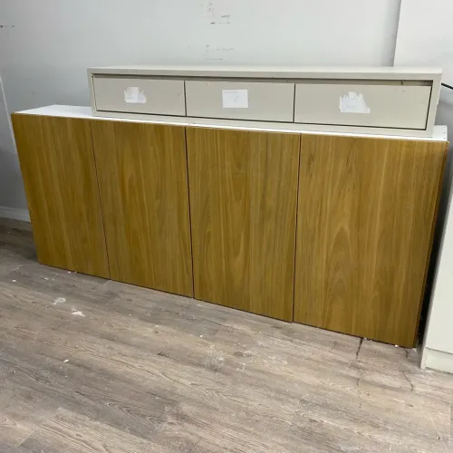 Armário de parede em mdf freijó