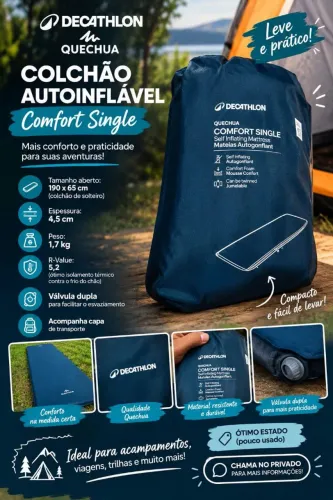 Colchão inflável solteiro