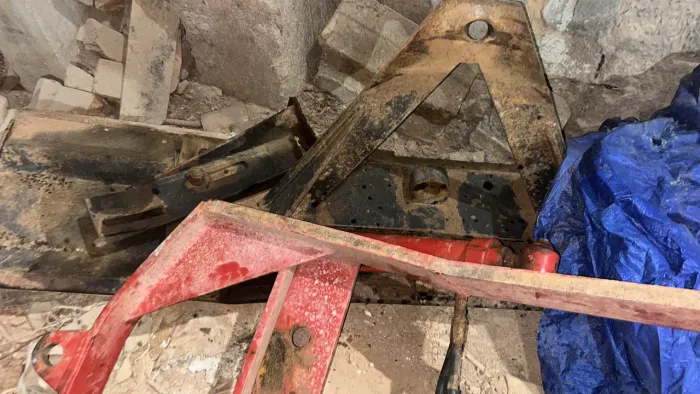 Lâmina tatu para trator Massey Ferguson