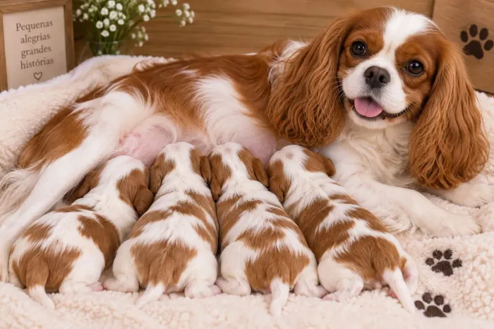 Cavalier King Charles Spaniel - Filhotes com Pedigree