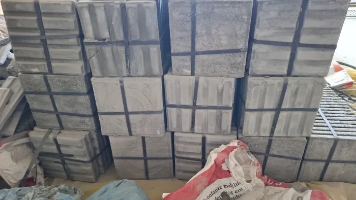 Ladrilho hidráulico rampa piso antiderrapante