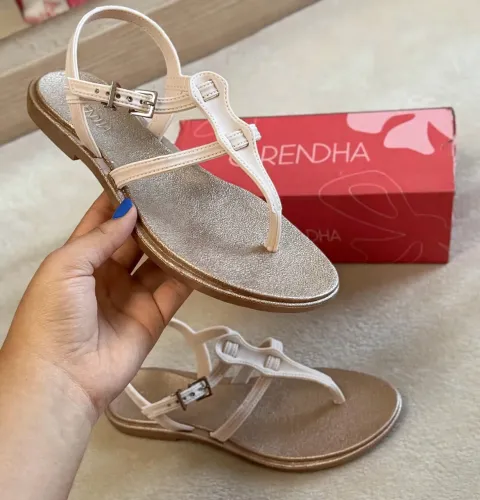 NOVO Sandália Feminina Rasteira Lumina Grendha Tam 36