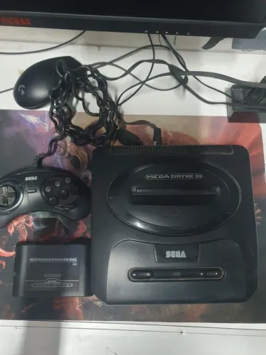 Console Mega Driver com controle Original e Everdrive