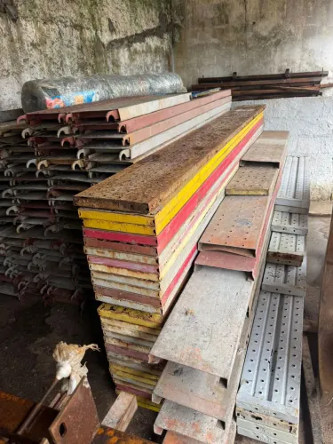 Pranchão e escada de andaime para obra feito de aço carbono 