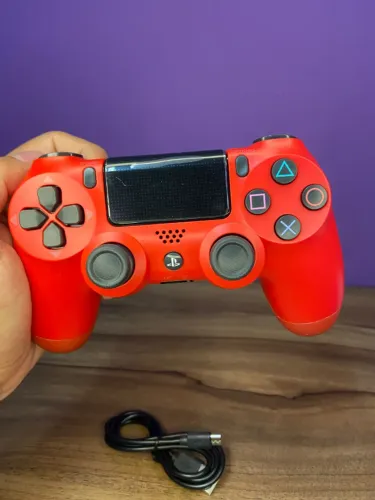 Controle Ps4 Sem Fio Vermelho an11
