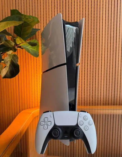 Ps5 1tb slim com caixa e nota