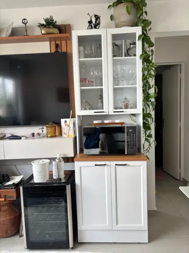 PANELEIRO DUPLO SOHO BRANCO - APENAS 7 MESES DE USO