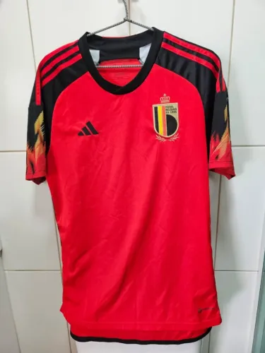 Camisa Adidas Bélgica Seleção Belga I Home 2022 2023 tam M HD9412