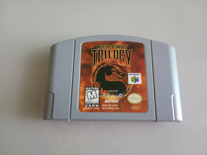 Jogos Nintendo 64 - mortal Kombat trilogy