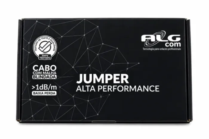 Kit Jumper Coaxial ALGcom Alta Performance - Cabo Blindado